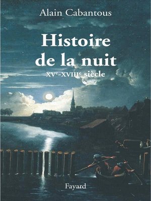cover image of Histoire de la nuit